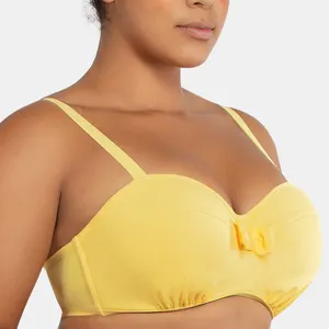 Ladymate ODM/OEM traje de bano de talla grande donna con ferretto taglie forti reggiseno da nuoto balconcino top Bikini costumi da bagno taglie forti