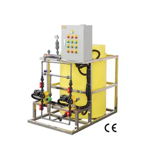 Hot Sales Chlorine PAC / PAM / Acid / Alkali Dosing System with Dosing Pump Dosing Tank and Mixer