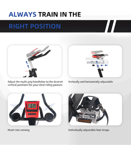 <span class=keywords><strong>Vélo</strong></span> d'exercice <span class=keywords><strong>stationnaire</strong></span> d'intérieur en acier, avec volant d'inertie de 15 kg et écran LCD, vente en gros d'usine à prix réduit - Product Image 5