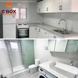 Cbox Villa mobile préfabriquée de luxe sur mesure 40 pieds, camping pliable, hôtel, 3 chambres, maison conteneur extensible - Product Image 6