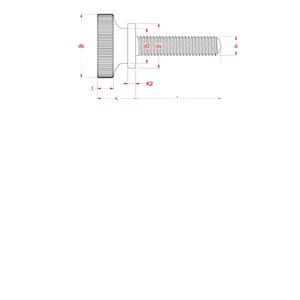 <b>M4</b> Stainless Steel Knurled Thumb <b>Screw</b> Knurled Thumb <b>Screw</b> GB834 Thumb Adjust Bolts - Product Image 4