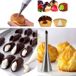19 Pack Stainless Steel Cream Horn Molds and <strong>Piping</strong> Nozzle Set with <strong>Mini</strong> Icing <strong>Bags</strong> and Cleaning Brush for Professional Baking - Product Image 3