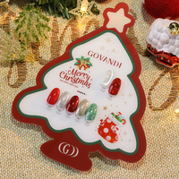 Vente en gros de vernis à ongles en gel UV Collection 7 couleurs étoile de Noël Fournisseurs de vernis à ongles Marque privée Ensemble de vernis à ongles en gel pour fête de Noël