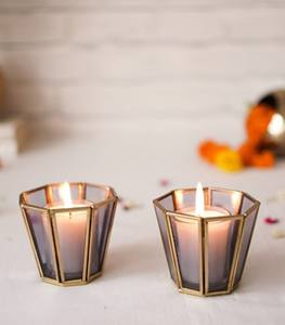 Support de bougie conique en verre très vendu, design tendance, disponible en gros - Product Image 4