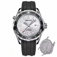 Montre automatique pour homme Or Factory 42 mm en acier inoxydable avec verre saphir lumineux 007 Fashion Business