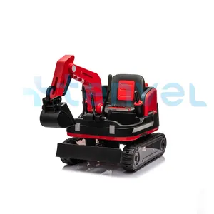 Factory Wholesales New Design Kids Electric Toy Excavator Remote Control Battery Power 12v Big Size Electric Excavator Kids Toy