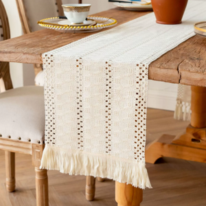 <span class=keywords><strong>Chemin</strong></span> <span class=keywords><strong>de</strong></span> <span class=keywords><strong>table</strong></span> en coton biologique jacquard personnalisé <span class=keywords><strong>de</strong></span> luxe à motif géométrique vert avec des glands pour les fêtes, les festivals, la décoration <span class=keywords><strong>de</strong></span> la maison - Product Image 3