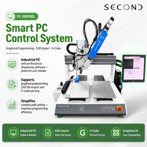 Robot distributeur de colle automatique CNC intelligent à commande PC, double axe Y, 4 axes, certifié CE, pour bureau - Product Image 5