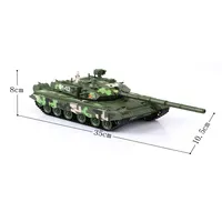 Alloy Military Tank Models, Diecast Toy Vehicles, 1/35