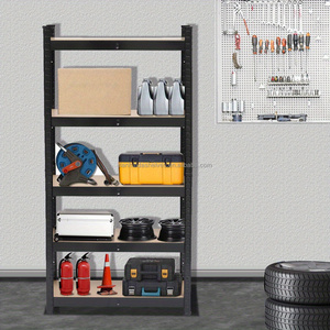 Étagères durables à 5 niveaux, étagère de rangement en métal, système d'étagères modulaires pour la cuisine, l'entrepôt et le <span class=keywords><strong>garage</strong></span> - Product Image 5