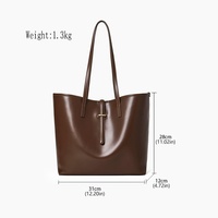 Nouvelle collection 2026 : Sacs à main de bureau personnalisés pour femmes, lot de 2 pièces, grand sac fourre-tout en cuir PU avec pochette bandoulière