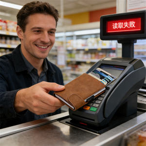 Portafoglio Minimalista in Pelle PU e Metallo con Apertura a Scatto, Porta <span class=keywords><strong>Carte</strong></span> RFID e Porta Contanti per Uomo - Product Image 5