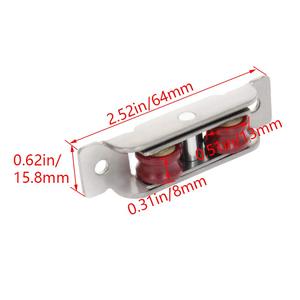 Sürgülü ekran kapılar için fabrika kaynağı UPVC ekran naylon pencere silindirleri tekerlekler - Product Image 5
