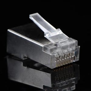 Cat5e lá chắn kết nối RJ45 cắm IP20 Ethernet kết nối cáp 8P8C RJ45/rj50/<span class=keywords><strong>RJ11</strong></span> kết nối - Product Image 2