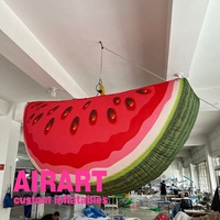 Ballon de fruits en forme de pastèque B01, jouet gonflable, décoration suspendue, décoration de plafond, jouet de fruits gonflable pour les idées d'éclairage de fête