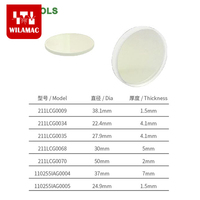 Lentille de protection laser à fibre Raytools/WSX 37 mm*7 pour machine de découpe laser - Feuille de protection à focalisation précise