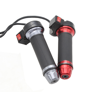 Interrupteur de moto et accélérateur de vélo électrique Xsh Nj111 modifiés gris/rouge, double clignotant, fonctions personnalisables - Product Image 5