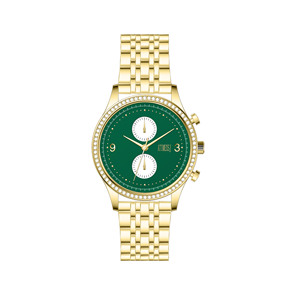 นาฬิกาควอทซ์สายโลหะสำหรับผู้หญิง ขอบหน้าปัดตกแต่ง ใช้งานได้หลากหลายทั้งในชีวิตประจำวันและงานปาร์ตี้ - Product Image 6