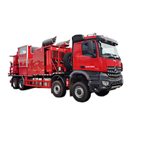 Camion-pompe jumelé pour acidification de puits, fracturation, lavage de puits, débouchage et services de champ pétrolier de haute performance