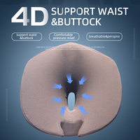 Coussin de siège ergonomique en mousse à mémoire de forme pour soulager la pression et soutenir les fesses, idéal pour chaise de bureau, voiture, maison, soulagement de la douleur lors de la position assise