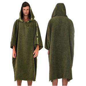 Serviette <span class=keywords><strong>de</strong></span> <span class=keywords><strong>plage</strong></span> à capuche en <span class=keywords><strong>microfibre</strong></span> à séchage rapide tissée toute saison avec logo personnalisé pour adultes - Product Image 1