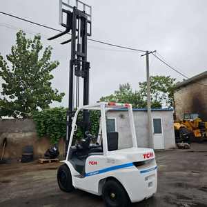 Chariot élévateur diesel TCM d'occasion de 3 tonnes, 90% NEUF, boîte de vitesses, pompe, moteur, roulement de haute efficacité, fabriqué à Shanghai, Chine, avec rapport - Product Image 6