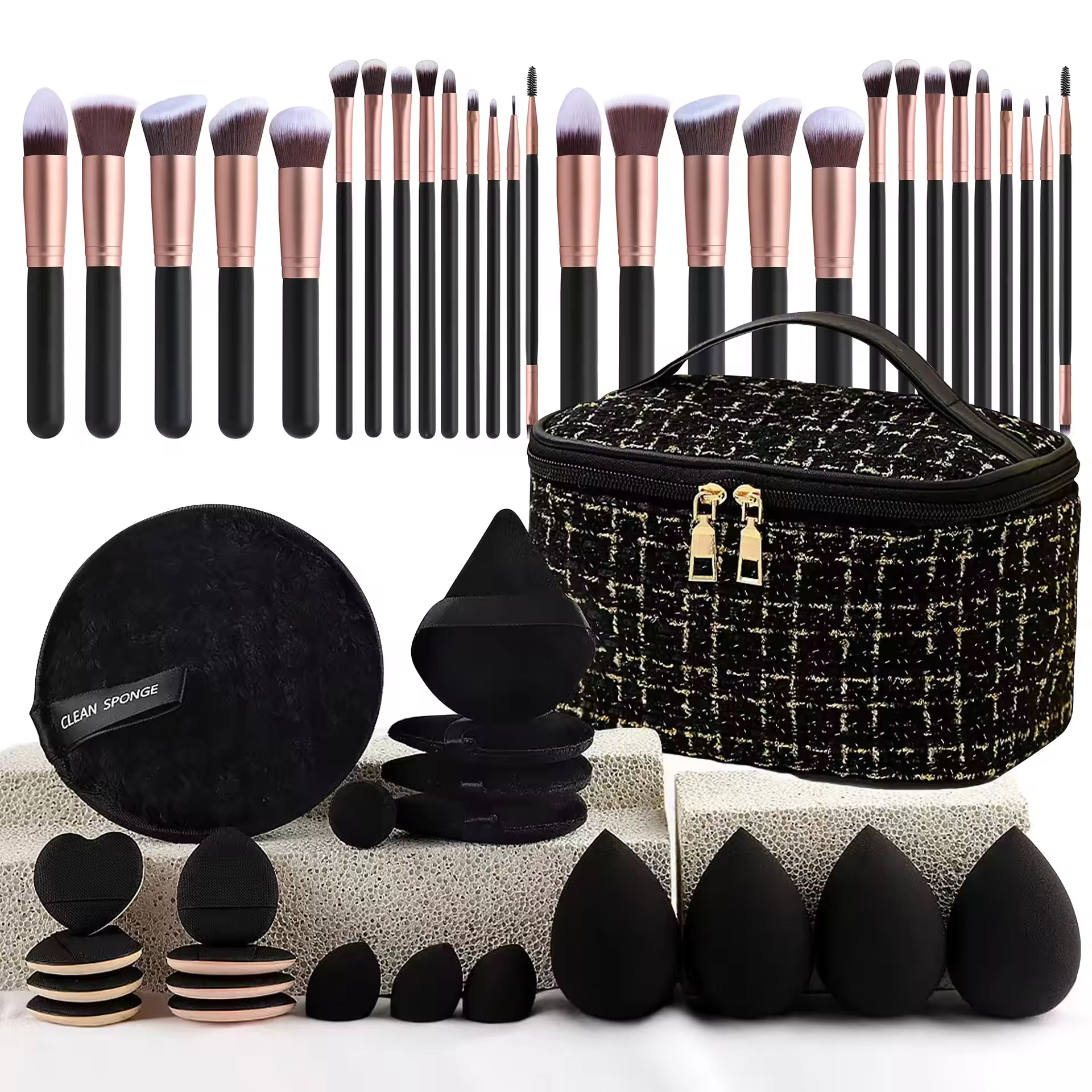 Ensemble de 50 pièces en or rose