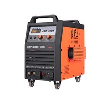 Portable intégré dans le compresseur d'air onduleur Plasma coupe MMA 2 en 1 Machine à souder Air Plasma Cutter LGK 100 Igbt avec torche