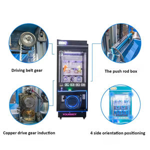 Máquina de Juego Key <span class=keywords><strong>Master</strong></span> Personalizable de 8 Agujeros con Aceptador de Billetes y Monedas, Máquina Expendedora de Premios - Product Image 6