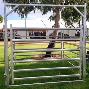 Portes espagnoles compatibles avec les machines de ferme et de ranch, clôtures pour le bétail en plein air, portes de ferme et clôtures d'élevage d'animaux - Product Image 6