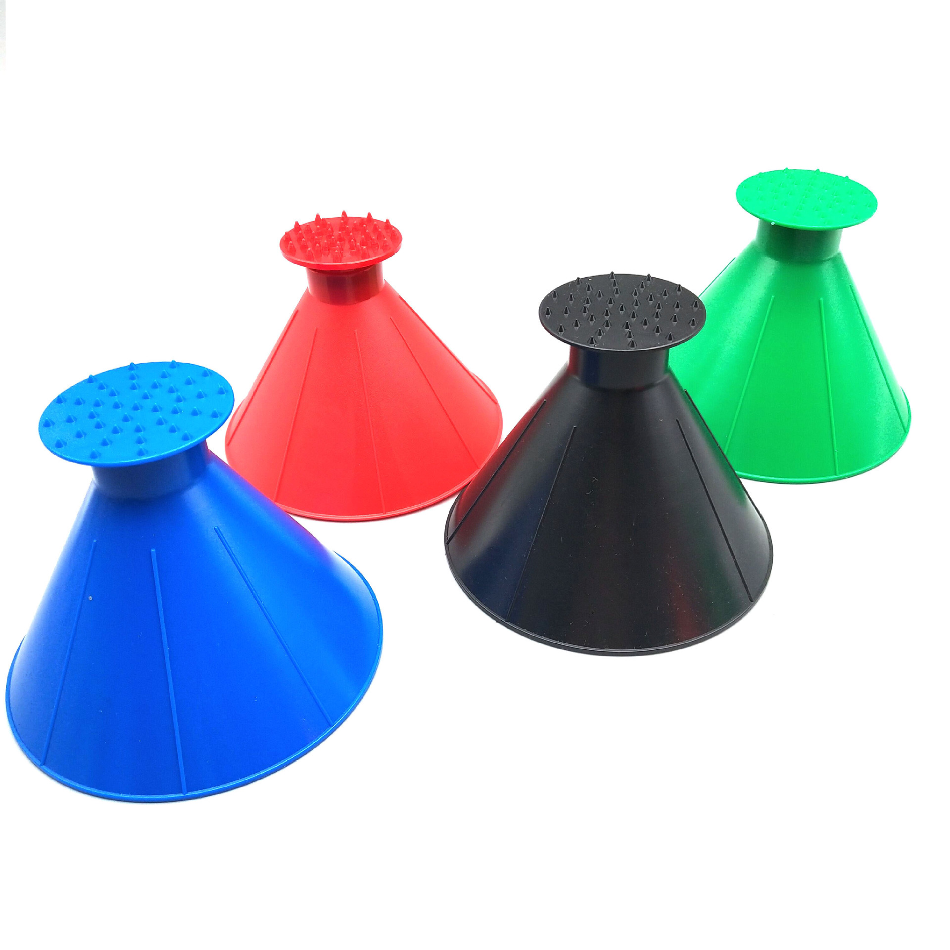 Многофункциональный волшебный автомобильный скребок для льда в форме конуса для лобового стекла автомобиля