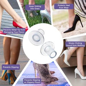 Protectores de Tacón Antideslizantes y Antiruido para Zapatos de Tacón Alto, para Bodas, Césped, Grava, Zonas Húmedas y Eventos al Aire Libre - Product Image 5