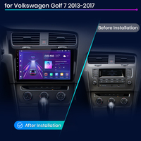 Junsun EU Stock CarPlay para Golf 7, Radio con Navegación Android Auto para Volkswagen Golf 7 2013-2017, Autoradio Multimedia para Auto