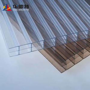 100% Virgen Multi <span class=keywords><strong>policarbonato</strong></span> materia prima <span class=keywords><strong>transparente</strong></span> PC hoja de techo hueco <span class=keywords><strong>precio</strong></span> <span class=keywords><strong>M2</strong></span> - Product Image 3