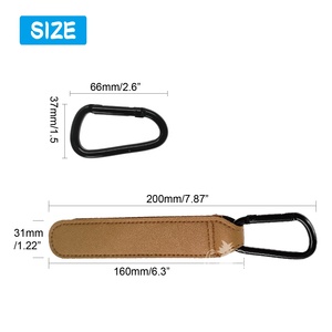 Ganci per passeggino multiuso eco-friendly con gancio e anello resistenti al calore - Product Image 4