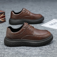 Chaussures de bureau pour hommes de style designer, à semelle épaisse et souple, chaussures confortables pour hommes, chaussures de sport décontractées pour hommes