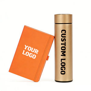 新款批发促销商务礼品A5 A6定制笔记本记事本PU皮革笔记本带徽标 - Product Image 1