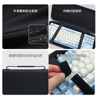 Étui de clavier en EVA résistant à l'eau avec logo personnalisé en gros, sac de transport pour clavier mécanique antichoc OEM/ODM, tissu personnalisable