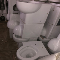 Mini WC d'angle compact avec réservoir mural intégré, WC combiné CE, équipement sanitaire pour toilettes multiples