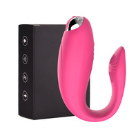 Jouets pour adultes pour les magasins de détail, jouets érotiques rechargeables, sous-vêtements vibrants en forme de U pour couples, culottes vibrantes pour flirter
