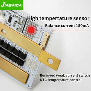 JBD 8s 24V Smart BMS LiFePO4 Système de gestion de batterie 100A 120A 150A 200A Balance Support Series - Product Image 5
