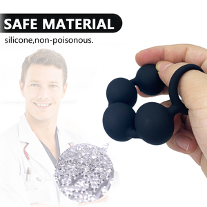 Set de Bolas Anales de Silicona con Bolas Graduadas y Barra en T Flexible para una Sensación Progresiva, Fácil de Limpiar, Tapón Anal Seguro para <span class=keywords><strong>el</strong></span> Cuerpo - Product Image 2