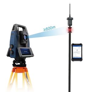 Stazione Totale Robotica Hi-Target HTS-820 con Misurazione Automatica dell'Altezza e Ingrandimento 30x - Strumento di Topografia - Product Image 1