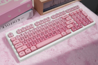 Clavier ZORNHER ZH980 95% Foundation Blue Creamy PBT avec touches Jelly mignonnes, Hot-Swap, rétroéclairage RGB et switches linéaires