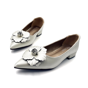 Giày cao gót nữ thiết kế bạc, số lượng đặt hàng tối thiểu thấp, bán buôn, hoa, giày cưới, giày dép thời trang mùa hè dành cho nữ - Product Image 2