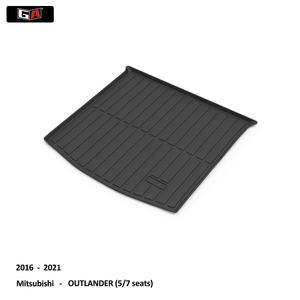 Tapis de coffre GA 3D TPE Cargo Liner Trunk Pad Boot Liner pour Mitsubishi <span class=keywords><strong>OUTLANDER</strong></span> (<span class=keywords><strong>5</strong></span>/7 Sièges) 2016-2021 Boot Mat - Product Image 2