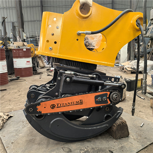 Cây gặt đập máy xúc <span class=keywords><strong>Moveable</strong></span> kẹp Saw thủy lực log lấy Saw gỗ xoay gỗ - Product Image 6