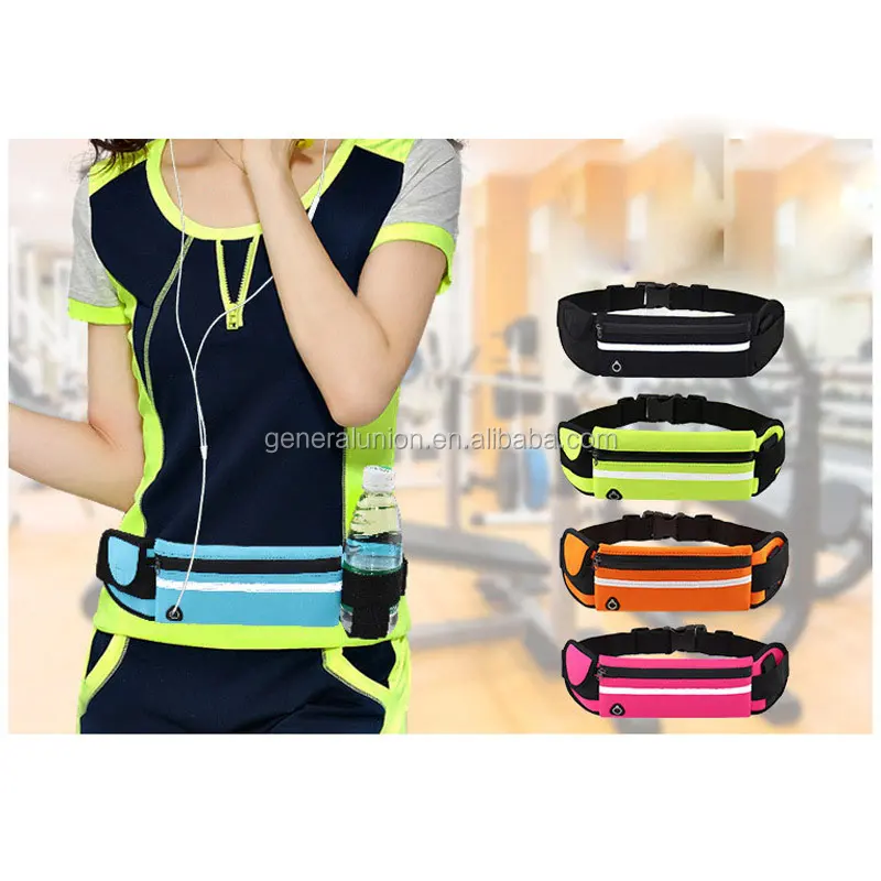 Waterdichte Kleurrijke Loopriem Fitness Tas Loopriem Met Reflecterende Strip