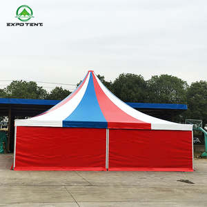 Tente Pagode PVC 10x10m Couleur Personnalisable Grande Tente Carrée à <span class=keywords><strong>Spire</strong></span> pour Utilisation Extérieure Sportive ou Cirque avec Poteaux en Aluminium - Product Image 4