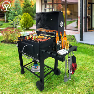 Estufa de <span class=keywords><strong>barbacoa</strong></span> de carbono portátil para exteriores, parrilla plegable para Picnic, jardín, fiesta, cocina, <span class=keywords><strong>terraza</strong></span>, Camping, viaje - Product Image 1